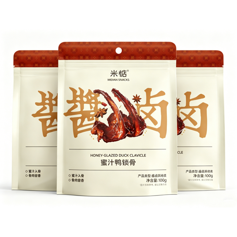米惦蜜汁鸭锁骨100g*3袋