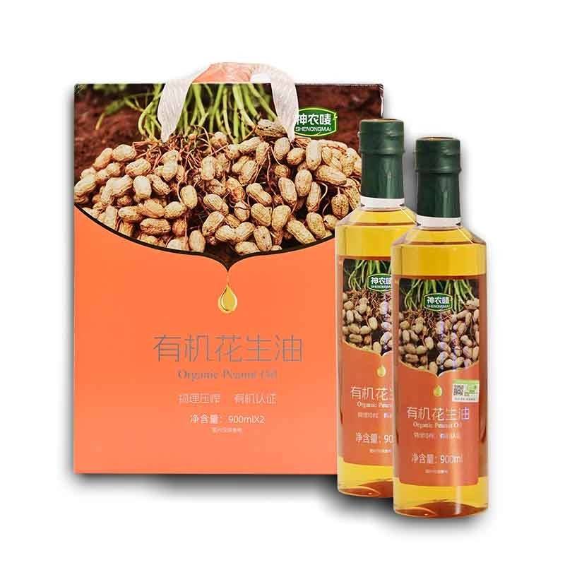 神农唛有机花生油900ml*2