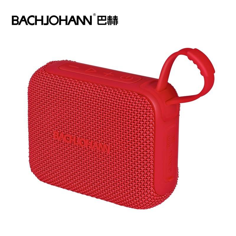 巴赫约翰 Q4蓝牙音箱无线小型音响 红色