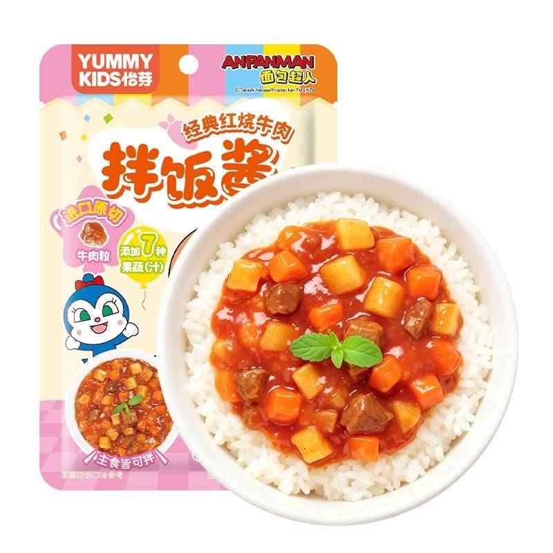 怡芽面包超人拌饭酱80g*3袋