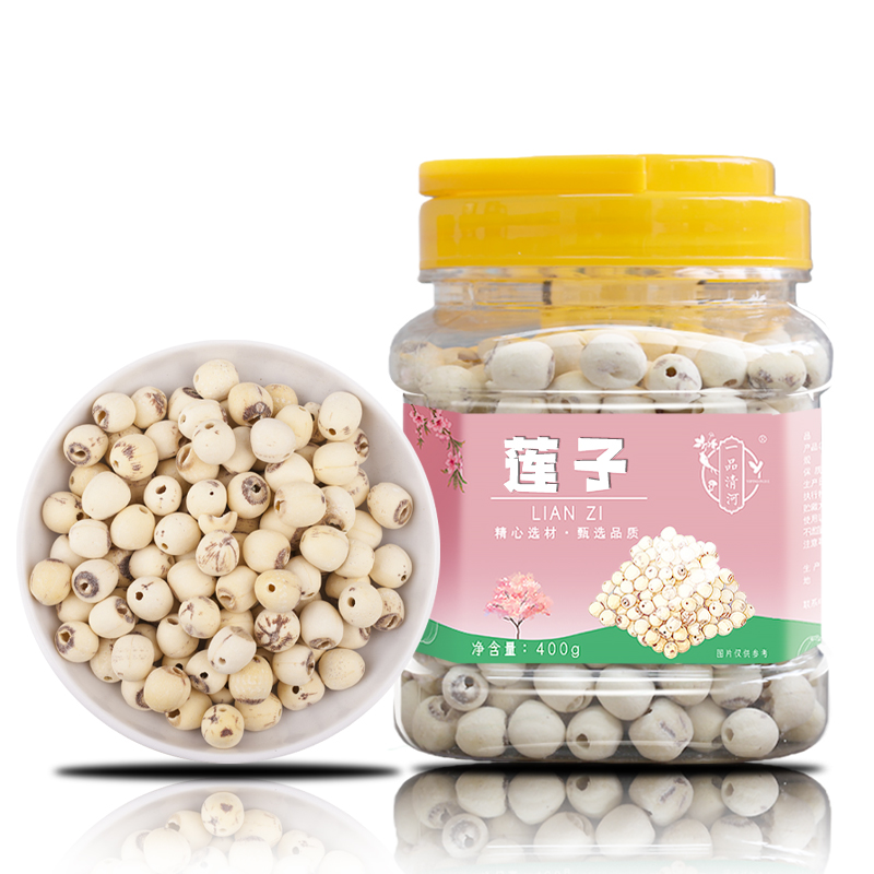 一品清河 莲子400g多巴胺罐装