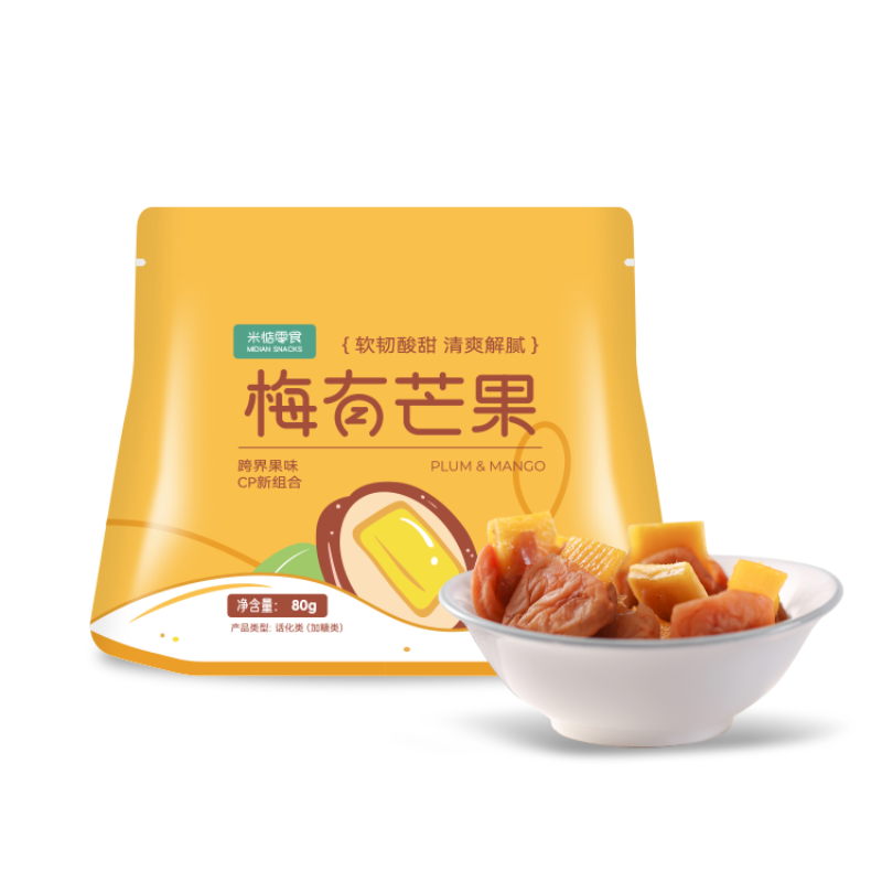 米惦梅有芒果蜜饯80g*3袋