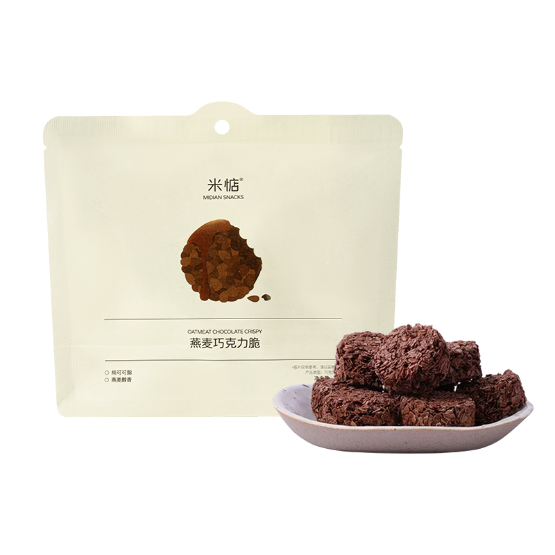 米惦黑巧燕麦脆110g*3包