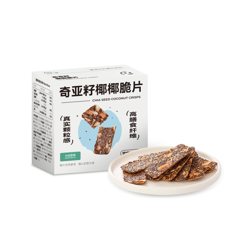 米惦奇亚籽椰椰脆片72g*3盒