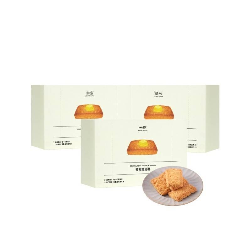 米惦椰椰黄油酥120g*3盒