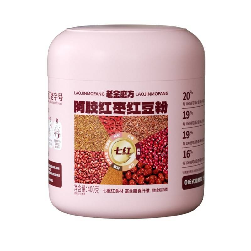 老金磨方阿胶红枣红豆粉400g