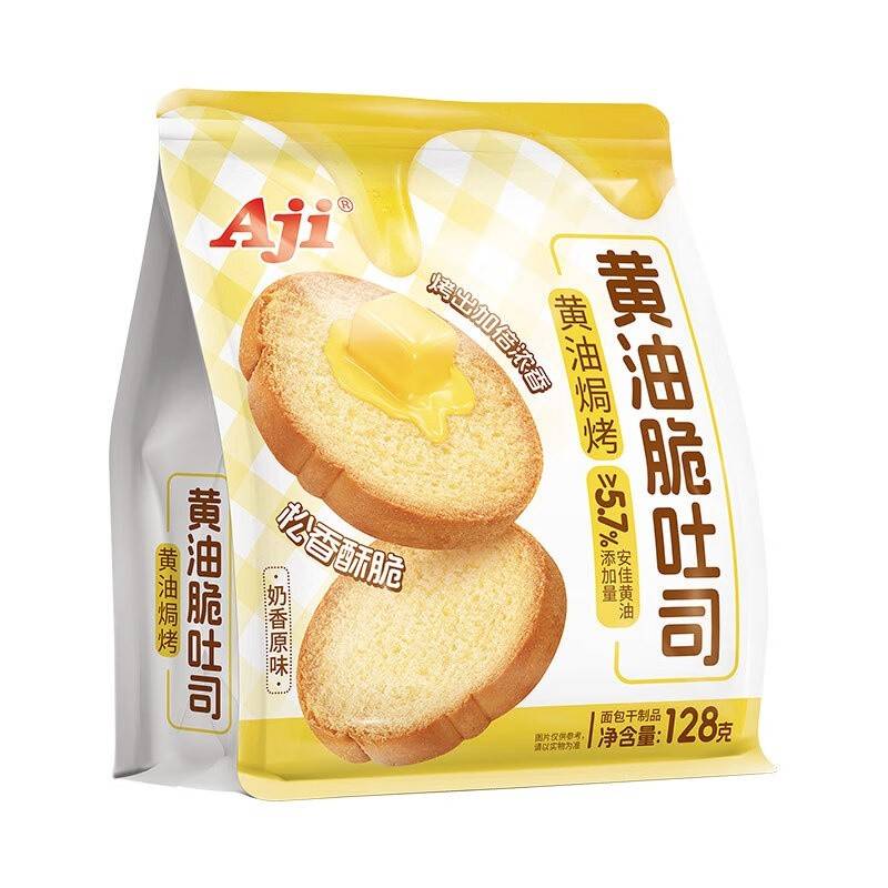Aji  黄油脆吐司  128g*4袋