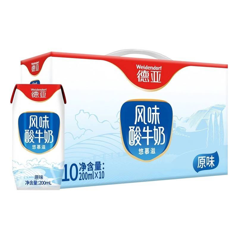 德亚风味酸牛奶200mlx10礼盒