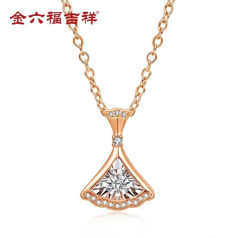 金六福吉祥小裙子灵动套链