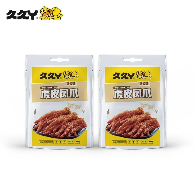 久久丫 虎皮凤爪126g*2