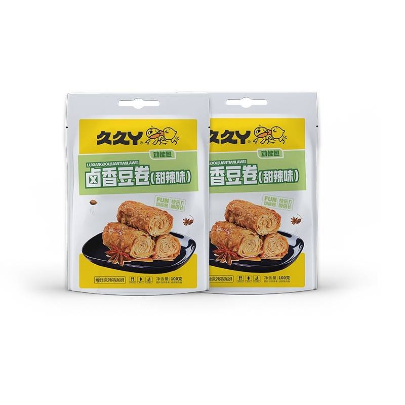 久久丫卤香豆卷（甜辣味）100g*2