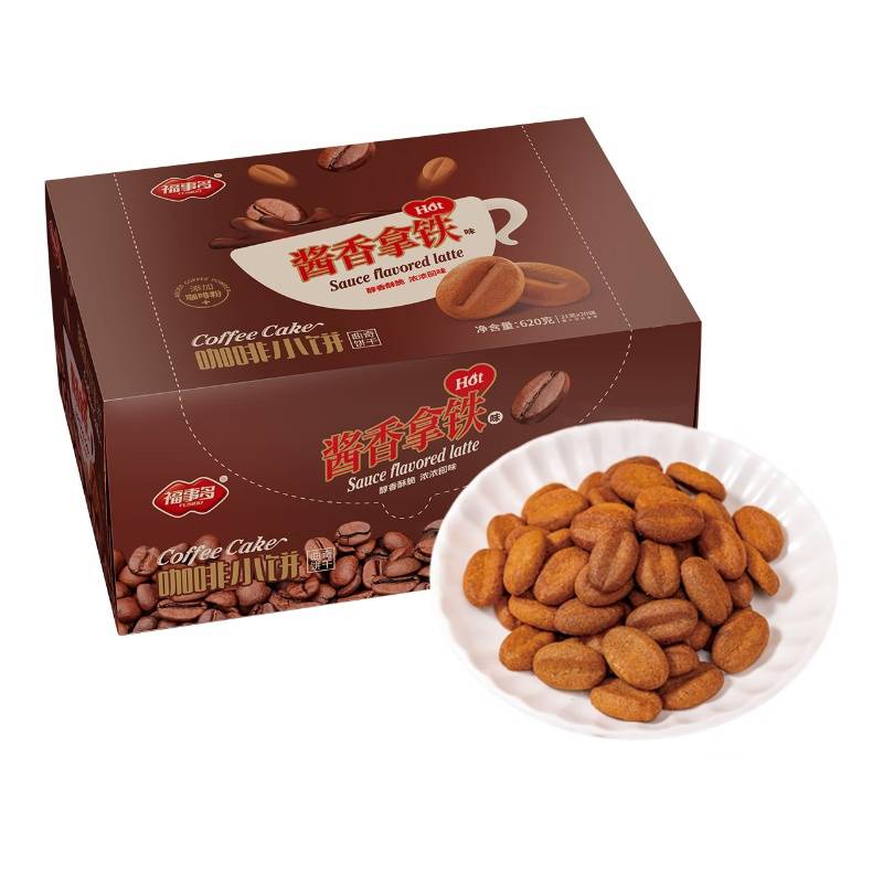 福事多 咖啡小饼620g（酱香拿铁味）