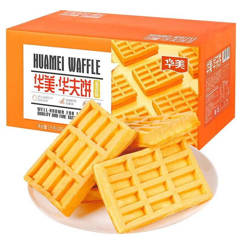华美 华夫饼（原味）1000g