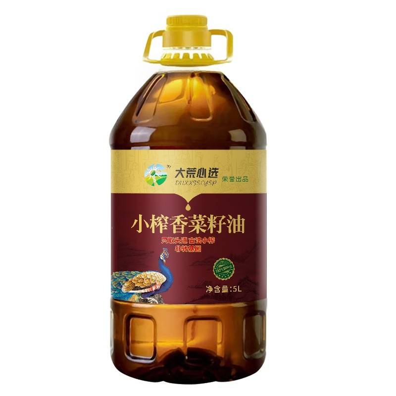 大荒印象小榨香菜籽油5L