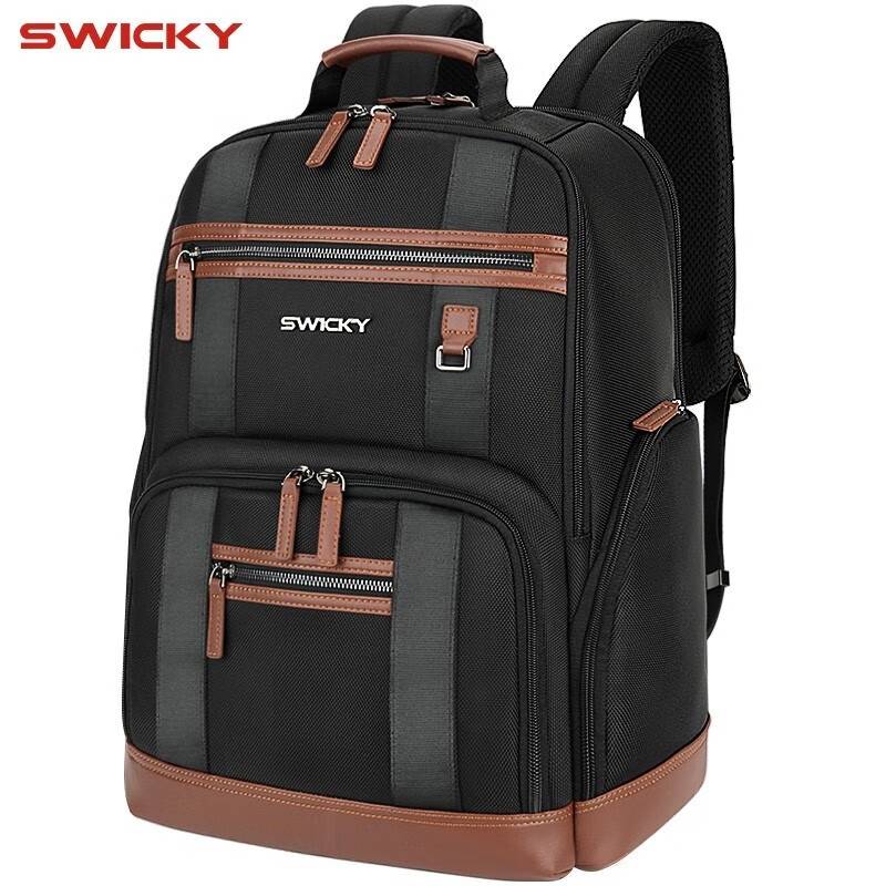 SWICKY瑞驰箱包双肩包男大容量多功能电脑包88070