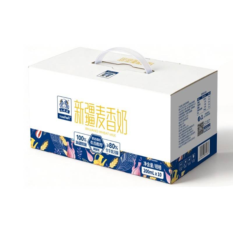 土姥姥新疆麦香奶200ml*10盒