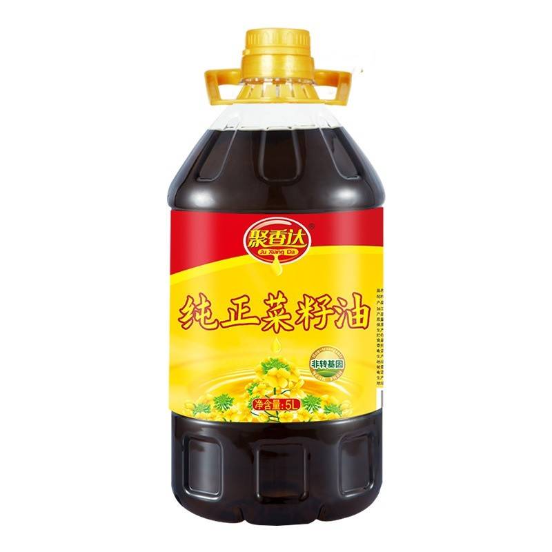 聚香达 食用油 非转基因 纯正菜籽油5L