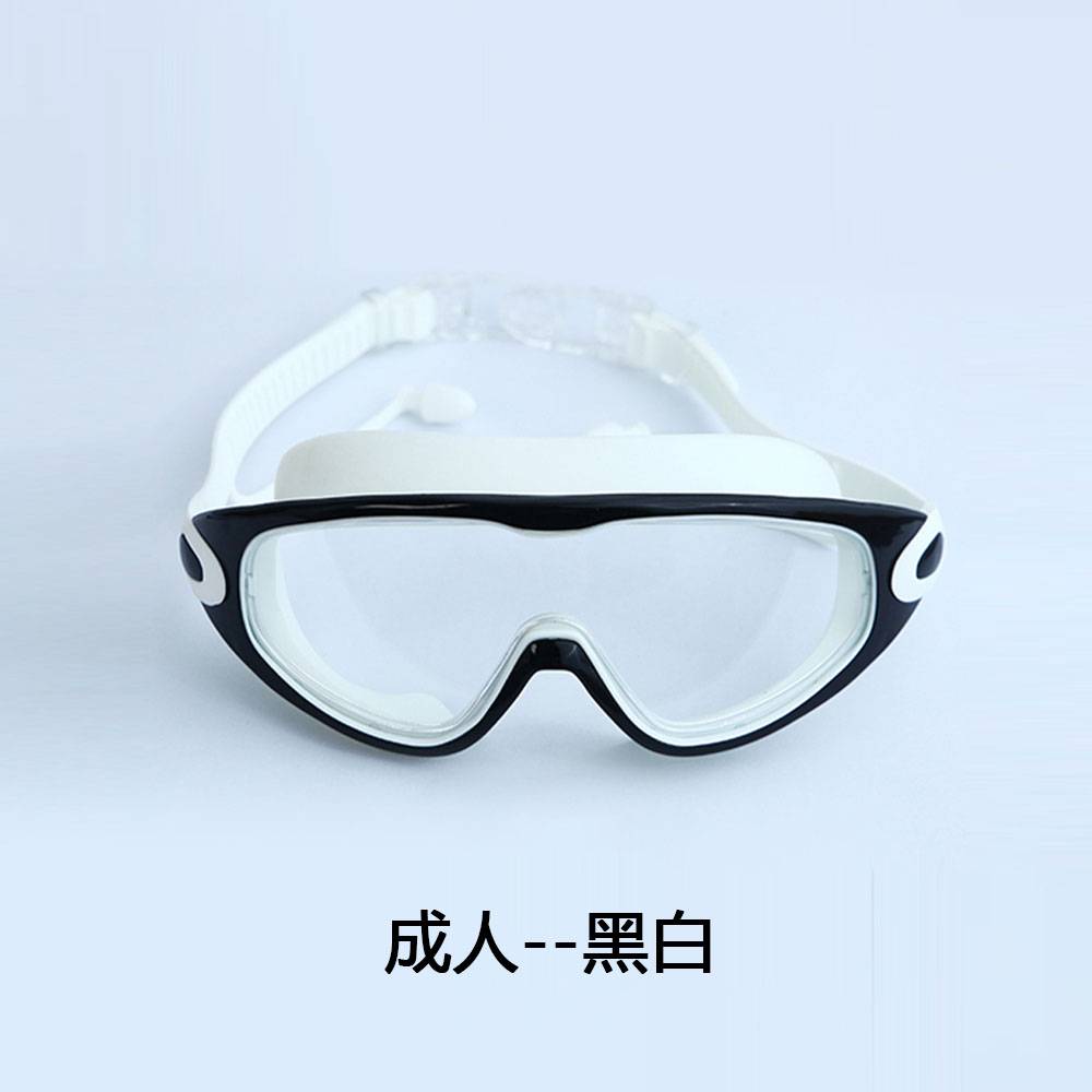 骊佳泳镜耳塞连体款高清防雾眼镜6003（成人款）