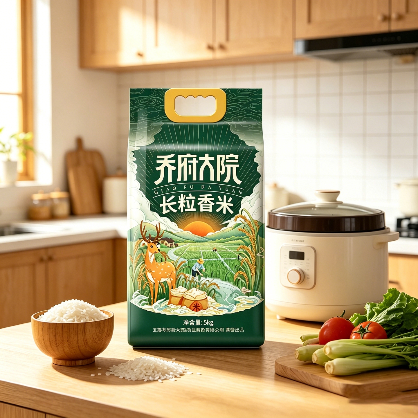 乔府大院-长粒香米5KG（福禄呈祥）