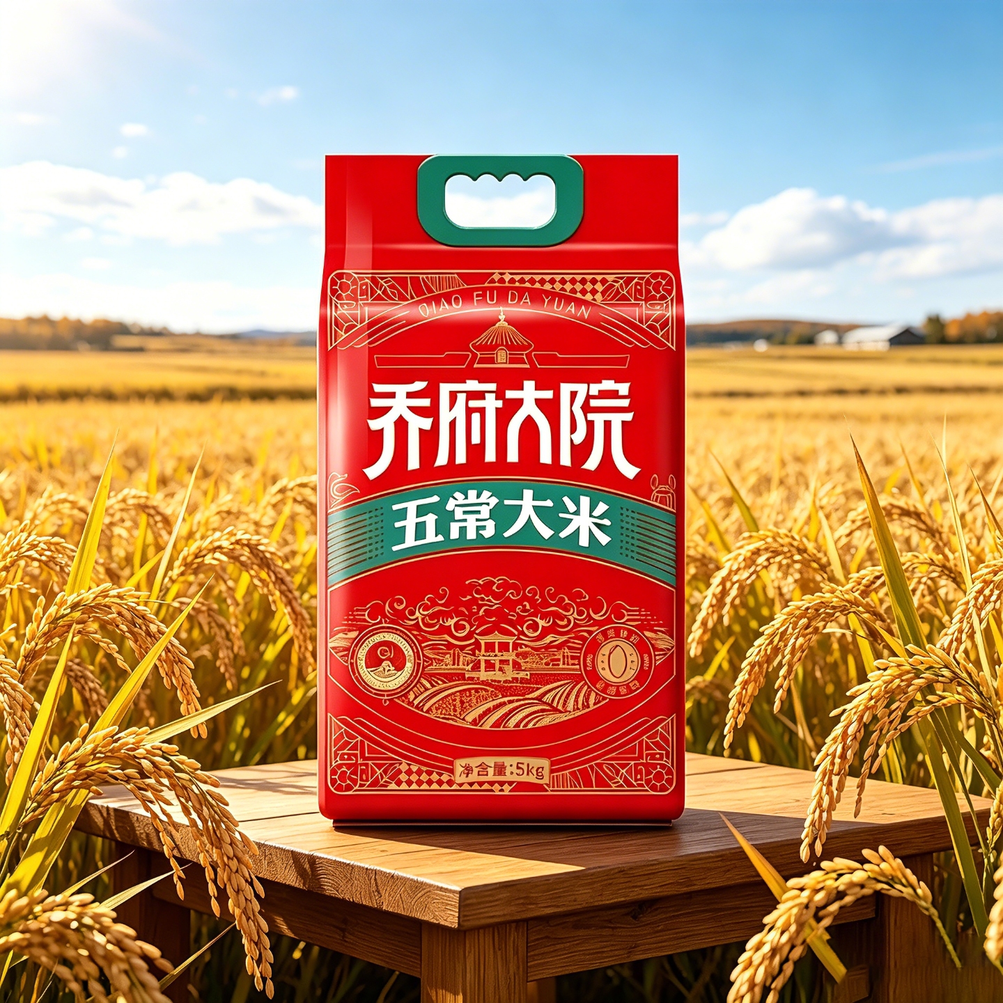 乔府大院 五常大米5KG（红金色）