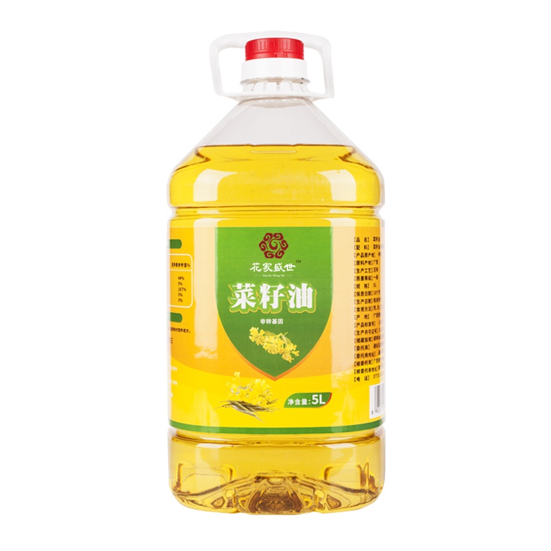 花家盛世 菜籽油5L 非转基因源自天然