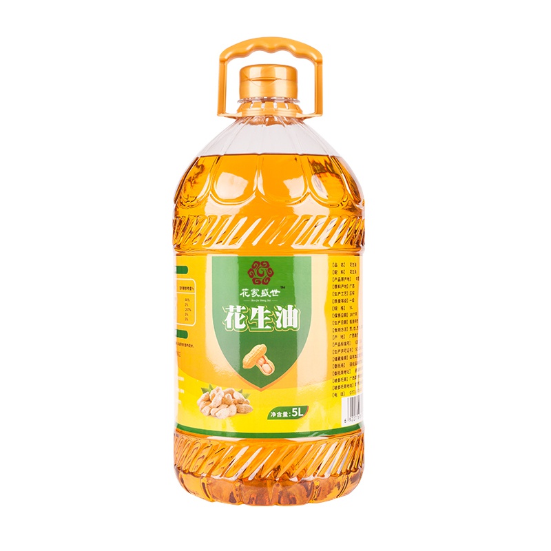 花家盛世  浓香花生油5L 优质原料