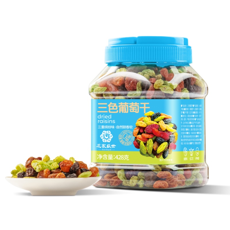 花家盛世 三色葡萄干428g