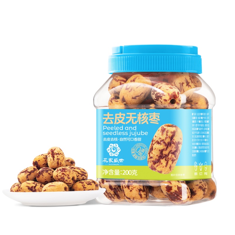 花家盛世 去皮无核枣200g
