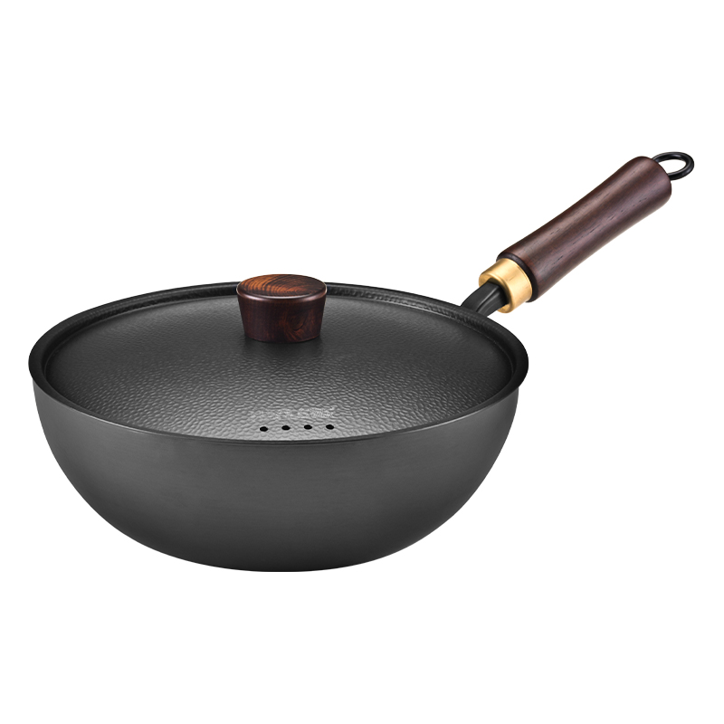 翰乐都市贝贝家用铁锅小炒锅HL-DSBB01 24CM