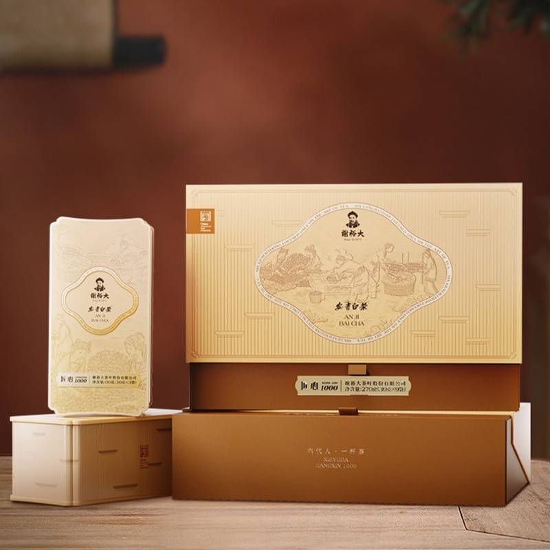谢裕大 安吉白茶匠心1000绿茶礼盒270g/盒