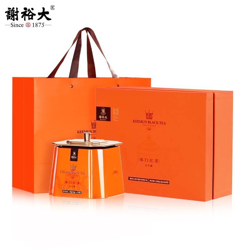 谢裕大 祁门红茶红顶1000(红毛峰)240g/盒