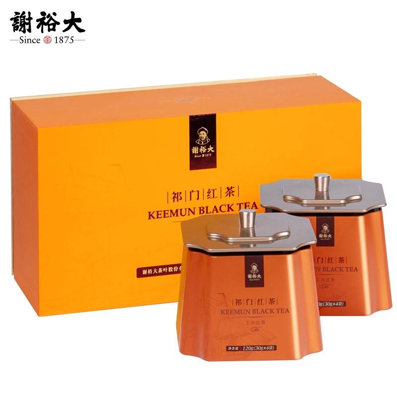 【京东销量1W+】谢裕大 祁门红茶红韵600(工夫红茶)240g/盒