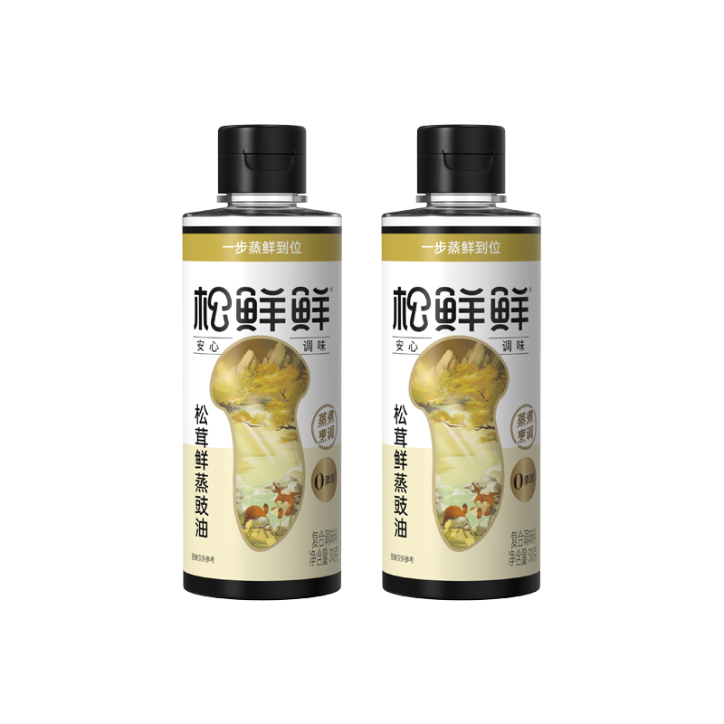 松鲜鲜【新品】松茸鲜蒸豉油310*2瓶