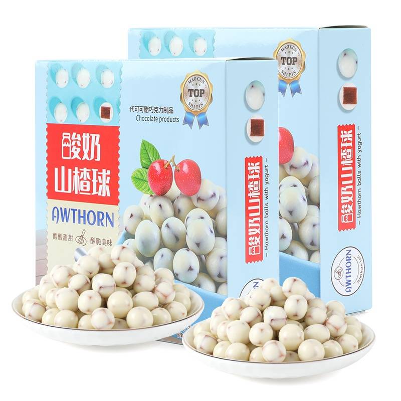 猫村长酸奶山楂球62g*8盒，ZH066