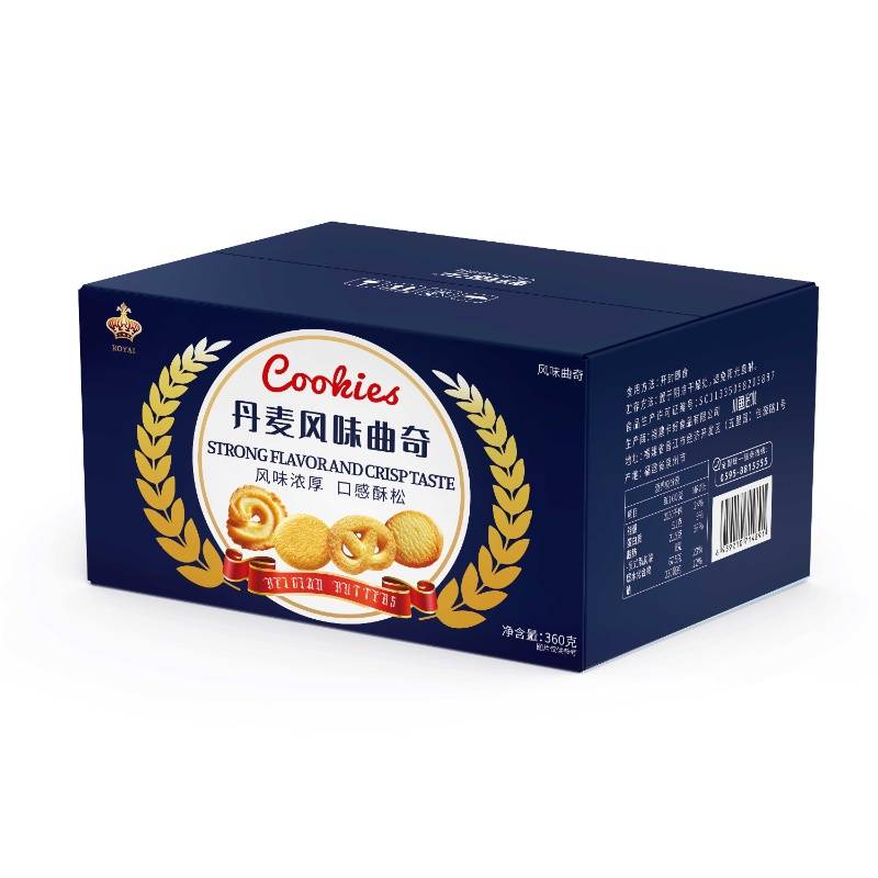 野铺子丹麦曲奇360g*3箱，ZH1310