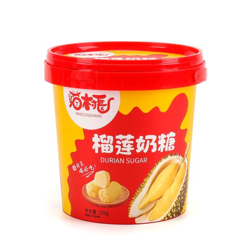 猫村长榴莲奶糖238g*3桶，ZH527