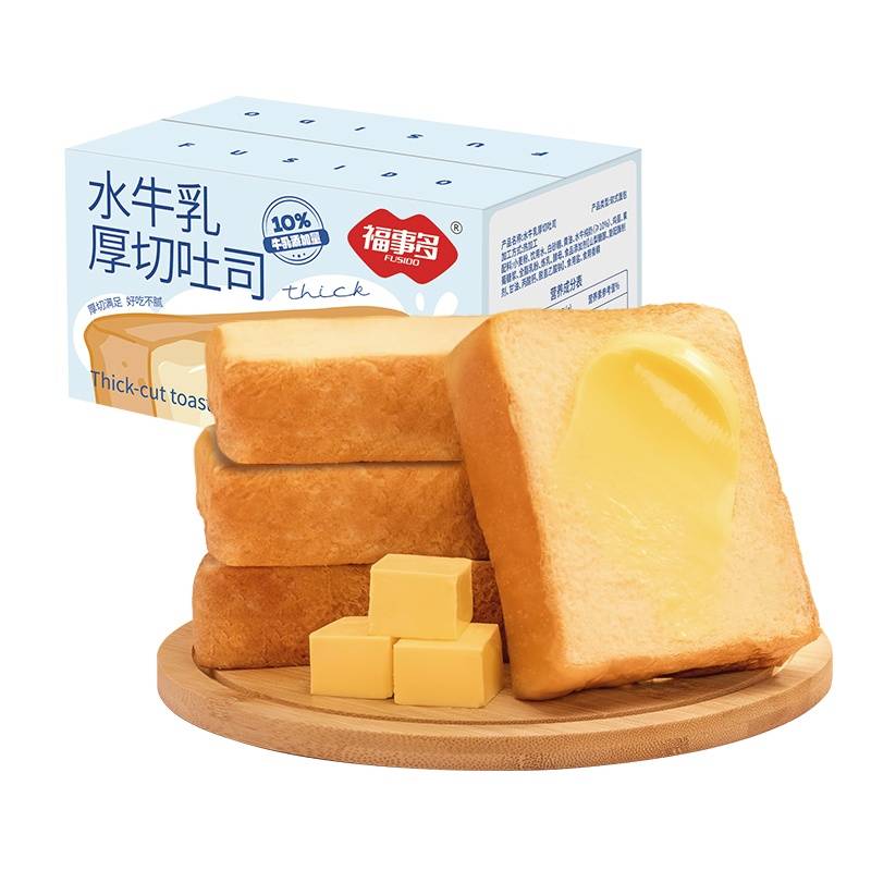 福事多 水牛乳厚切吐司400g