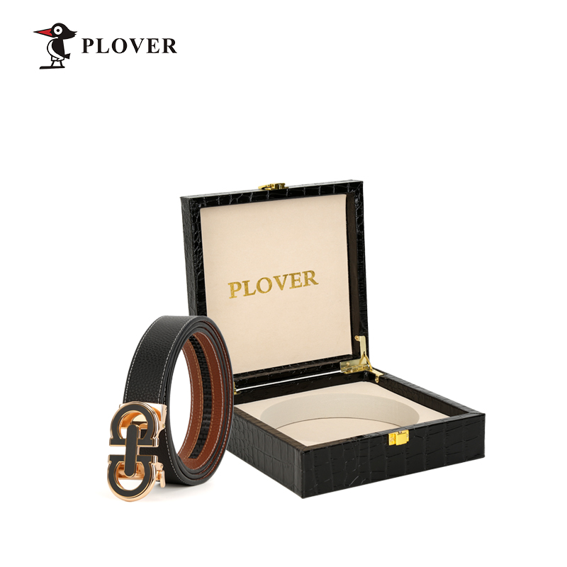 PLOVER香港啄木鸟经典港式风男士绅士头层牛皮LEONVAN商务腰带GD510AK84-DA-G3