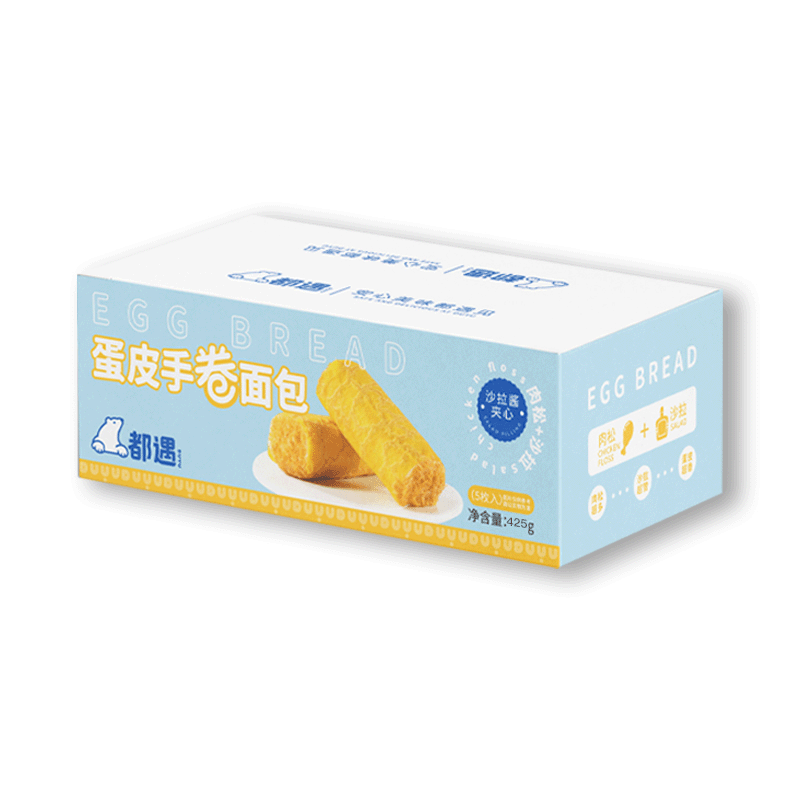 都遇蛋皮手卷蛋糕425g