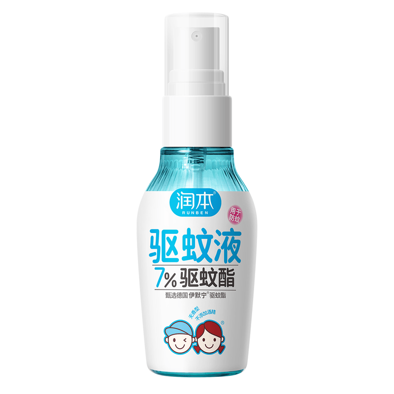 润本7%驱蚊酯驱蚊液(无酒精无香型）50ml