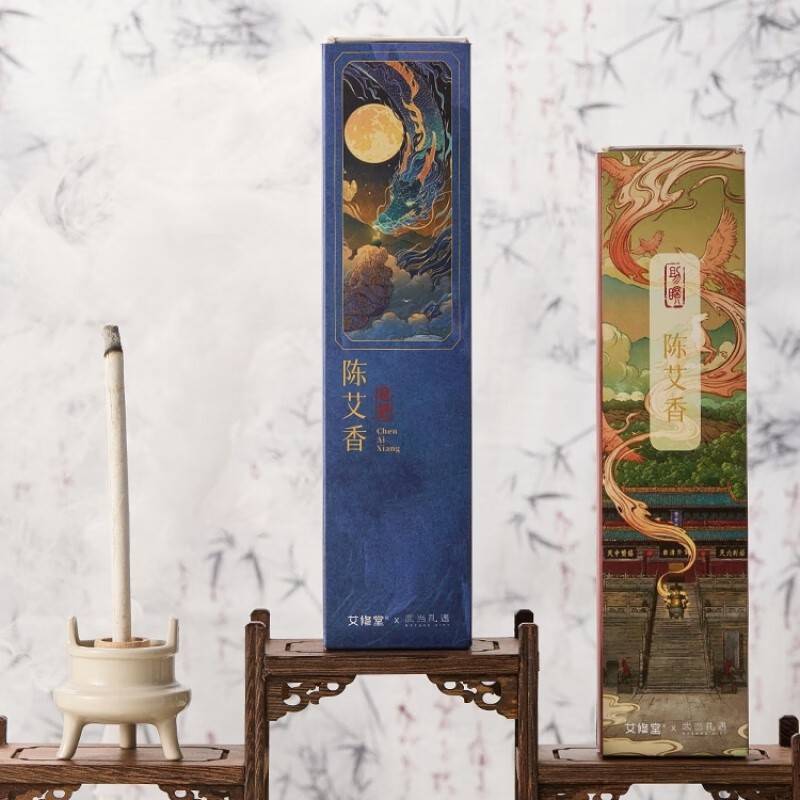 艾修堂 武当陈艾香-(10支)家用艾草檀香蚊香棒