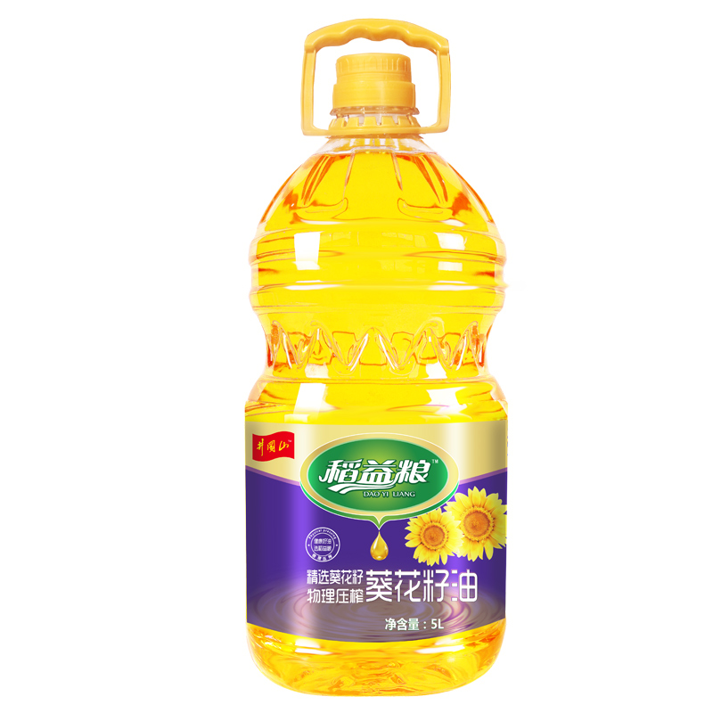 稻益粮压榨一级葵花籽油5L