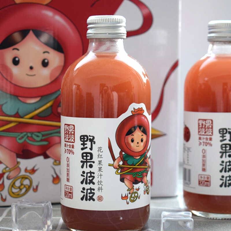 野果波波花红果果汁礼盒装320ml*8瓶/提