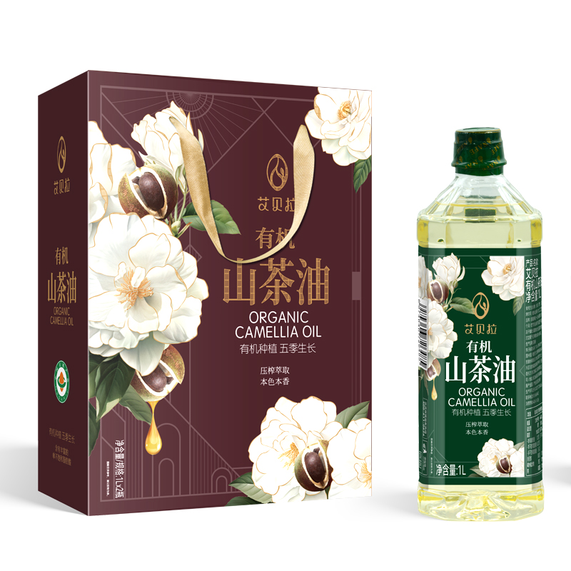 艾贝拉有机山茶油礼盒1L*2