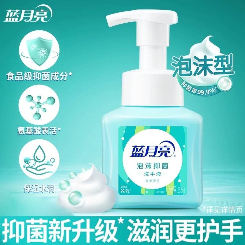 鲜果薄荷泡沫抑菌洗手液255g