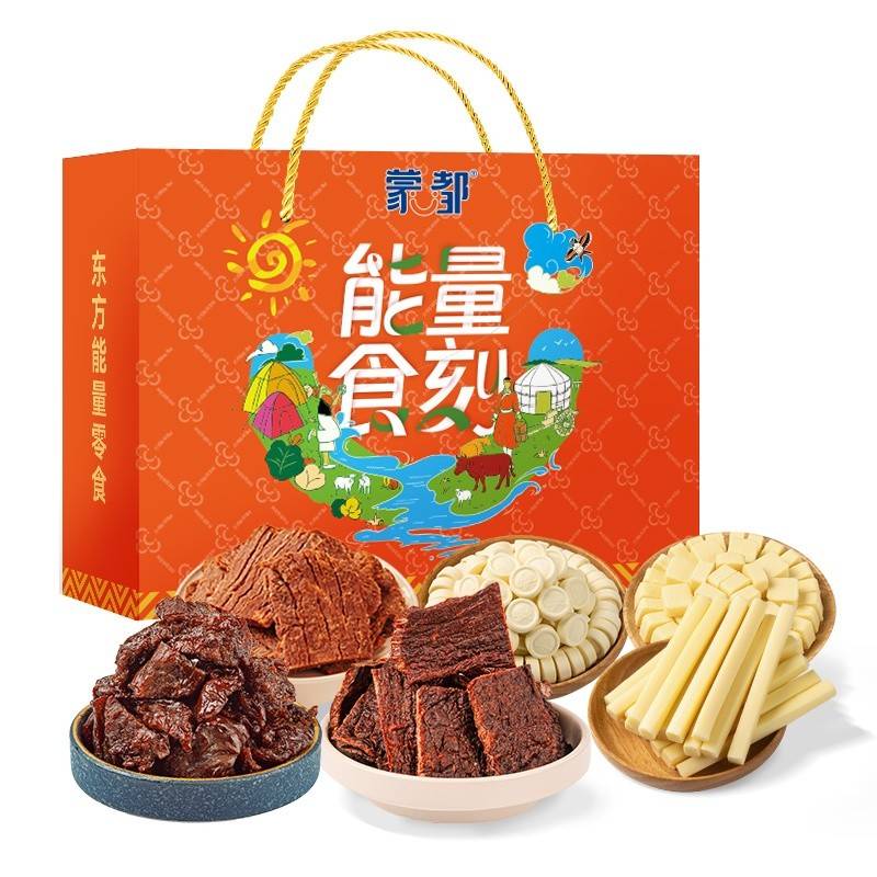 蒙都内蒙古休闲零食能量食刻礼盒600g