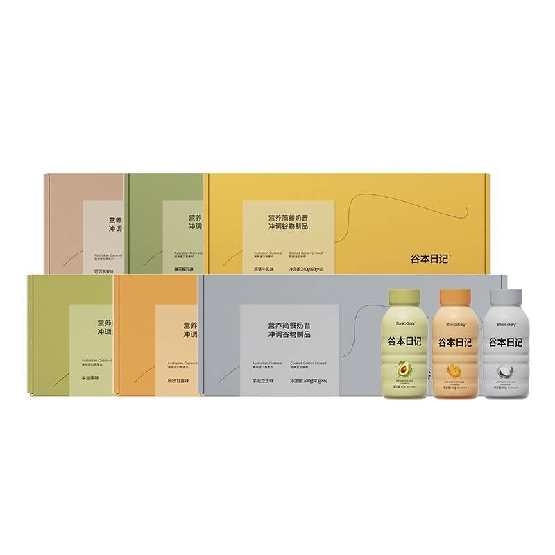 GUBEN DIARY谷本日记高蛋白奶昔40g*6瓶