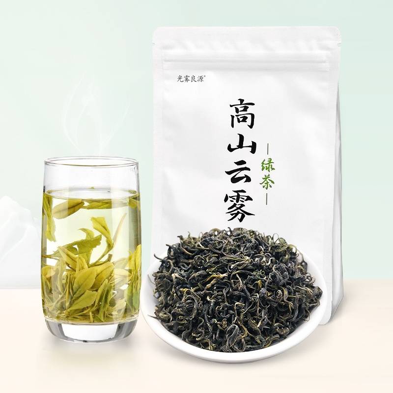 光雾良源高山云雾绿茶 四川茶叶茗茶川茶 绿茶50g/袋