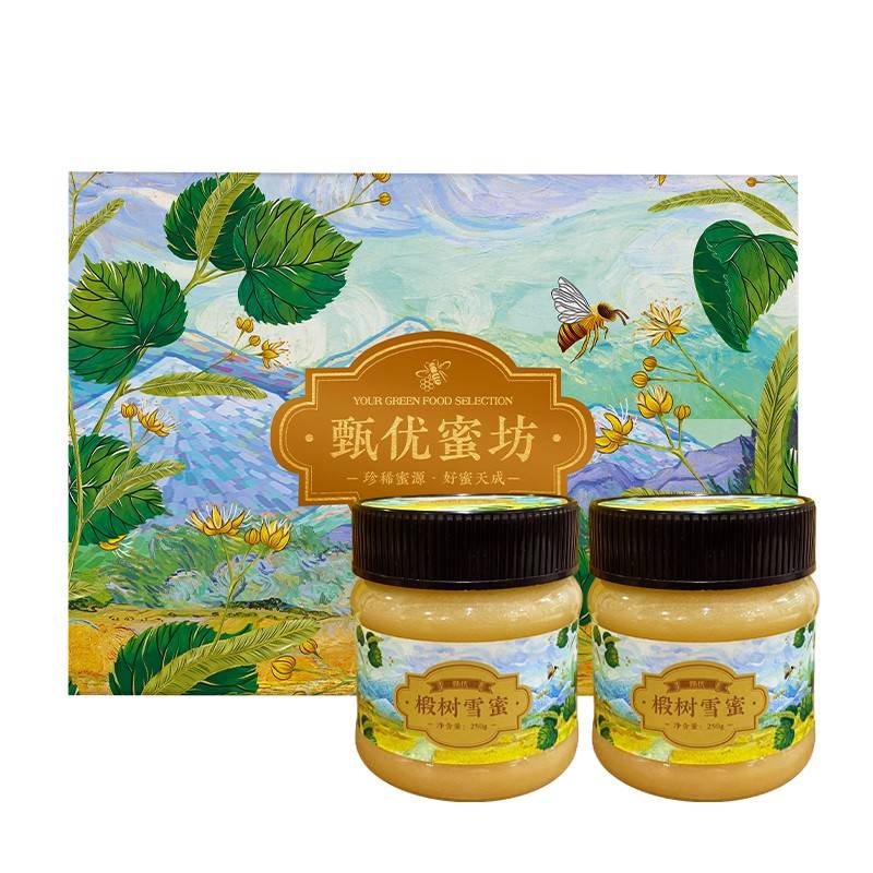 甄优 椴树雪蜜礼盒250g×2瓶