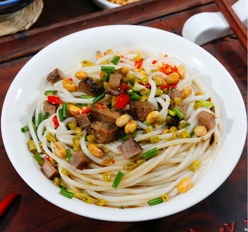 二子米粉 桂林米粉780g（牛肉卤菜味*2袋+香菇肉沫粉*3袋）